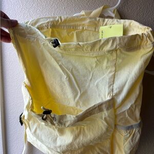 All in Motion butter Yellow drawstring Backpack